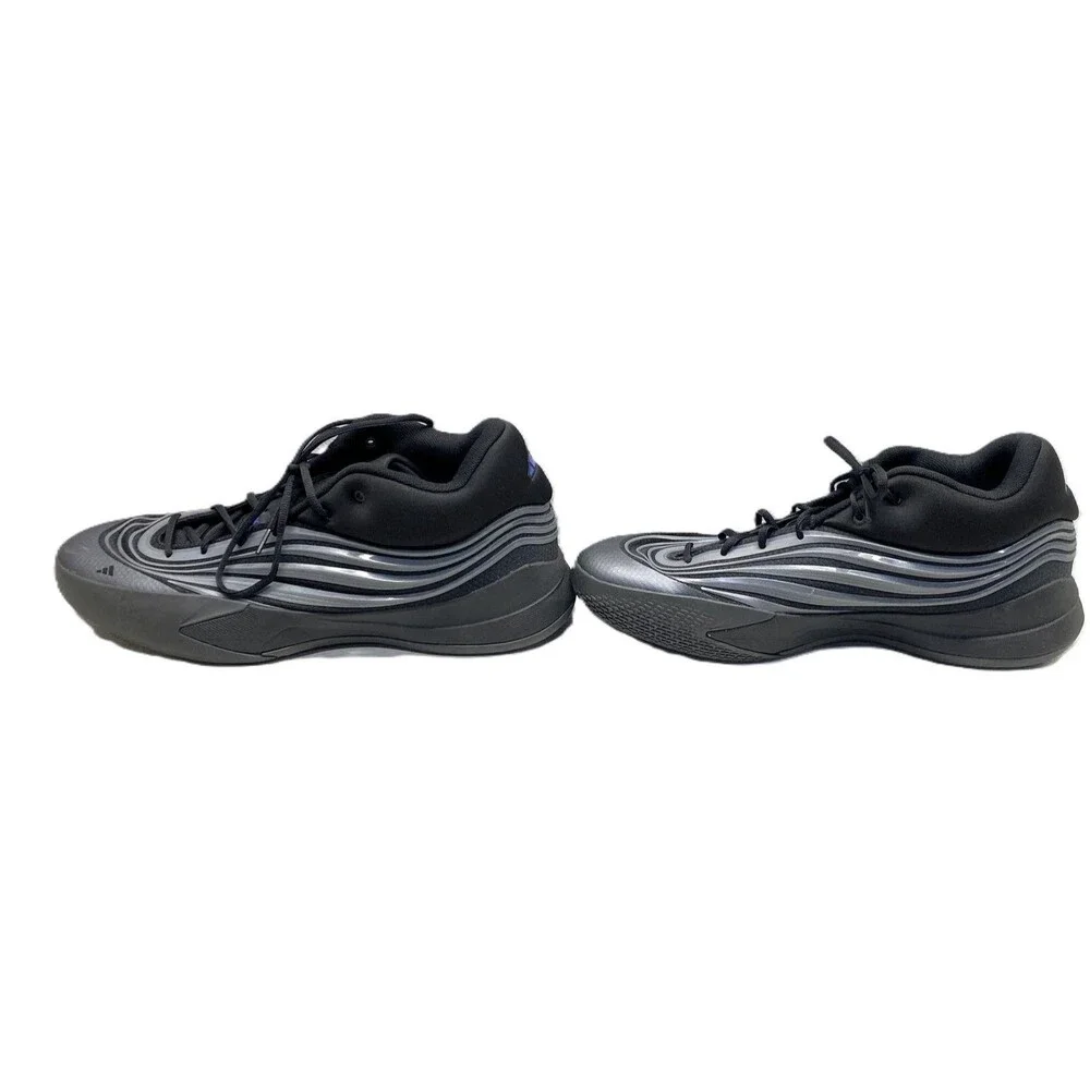 adidas Dame X Brookfield Core Black Silver Metallic Shoes Mens Size 15